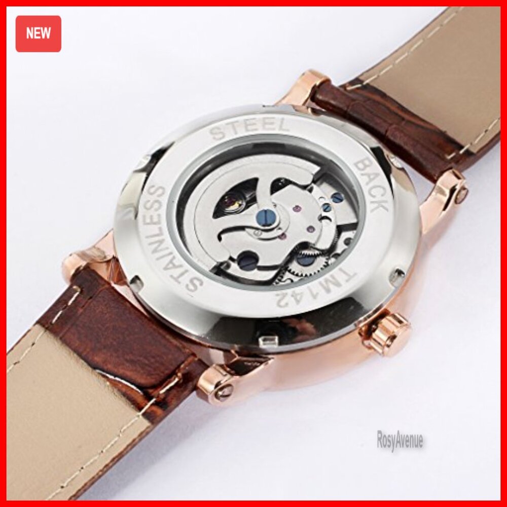 Automatic Mechanical Watch with Leather Strap and… - image 5